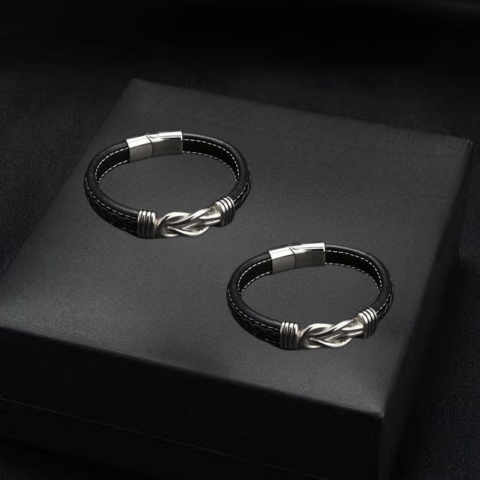 To My Son - Son's Infinity Bracelet Gift Set