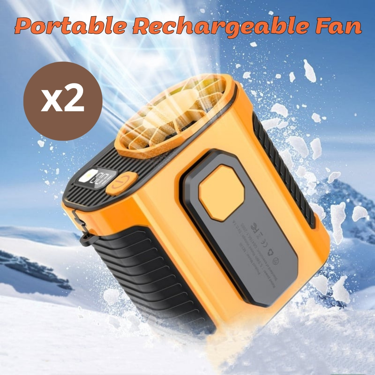 🔥LAST DAY SALE 49% OFF🔥Personal Waist Portable Rechargeable Fan