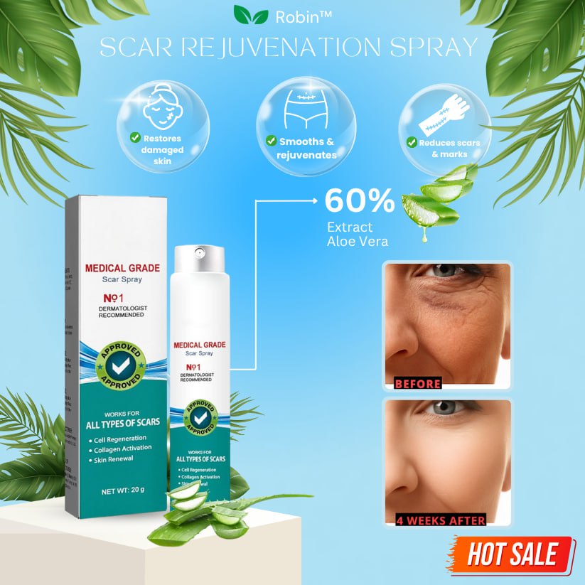 ✨👩‍⚕️Special Offer – Scar Rejuvenation Spray (🔥70% OFF Inside!)