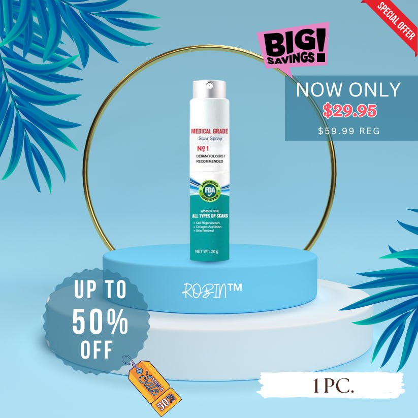 ✨👩‍⚕️Special Offer – Scar Rejuvenation Spray (🔥70% OFF Inside!)