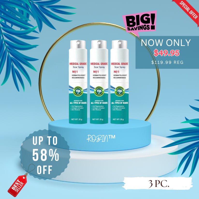 ✨👩‍⚕️Special Offer – Scar Rejuvenation Spray (🔥70% OFF Inside!)