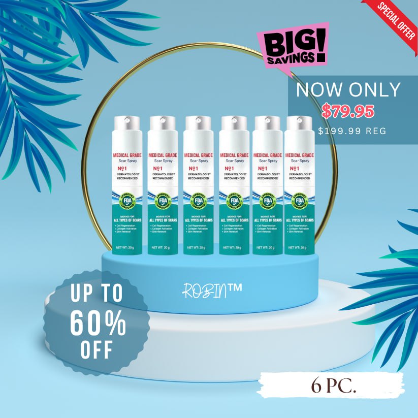 ✨👩‍⚕️Special Offer – Scar Rejuvenation Spray (🔥70% OFF Inside!)