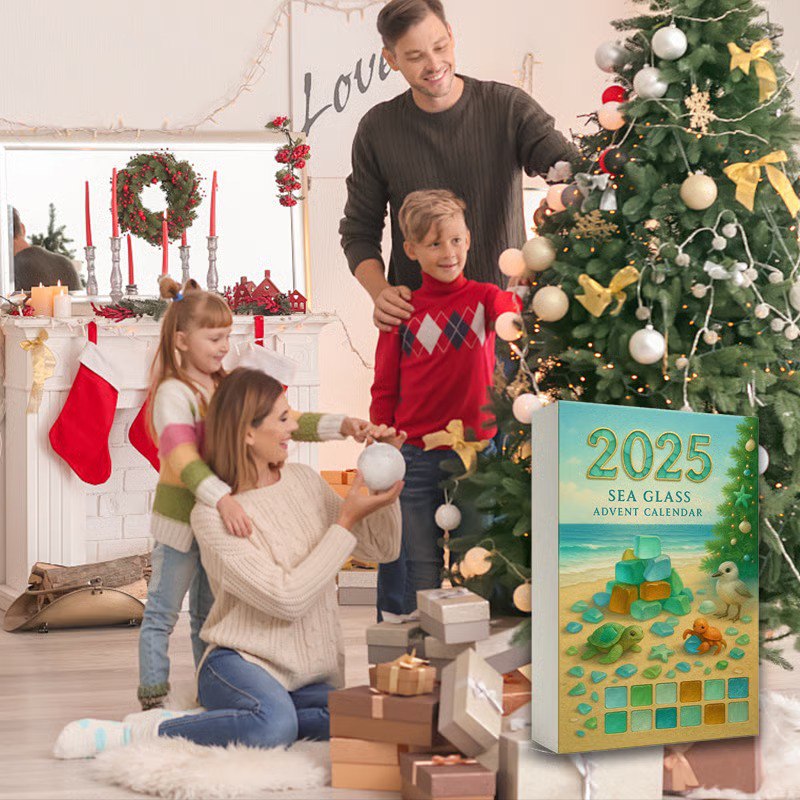 🌊🎄Sea Glass Christmas Tree Advent Calendar