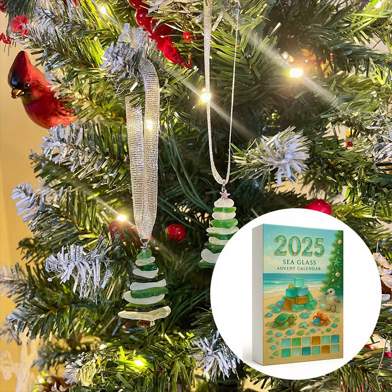 🌊🎄Sea Glass Christmas Tree Advent Calendar
