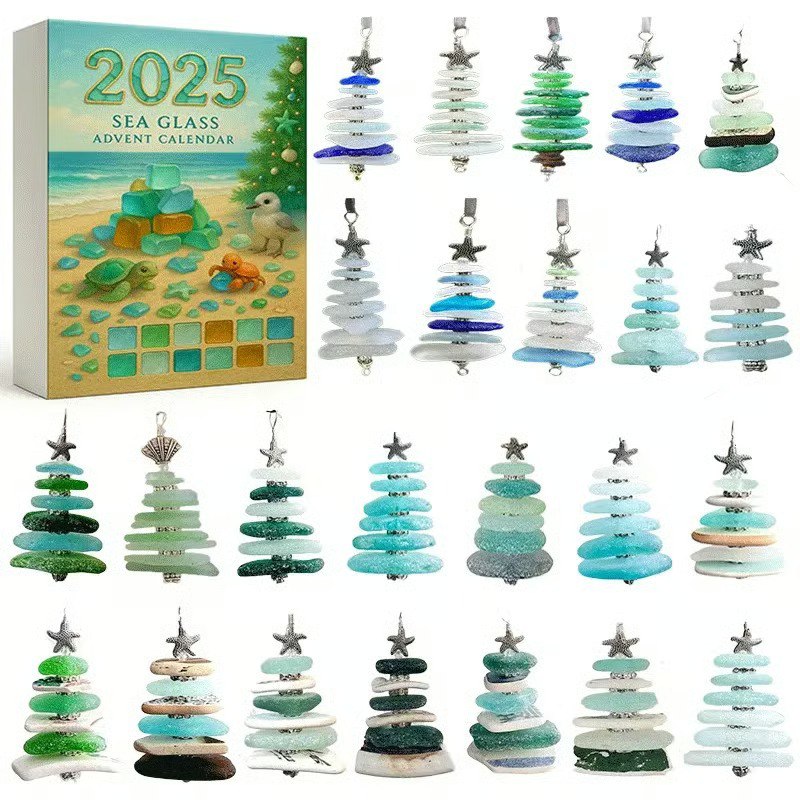 🌊🎄Sea Glass Christmas Tree Advent Calendar