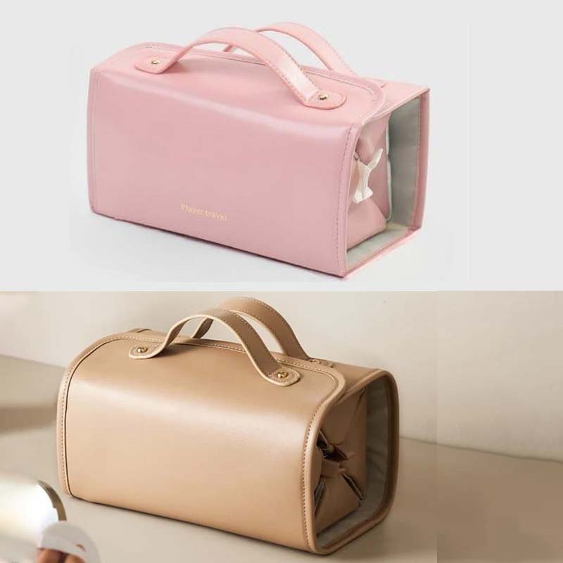 TODAY 49% OFF Leather Waterproof Cosmetic Bag