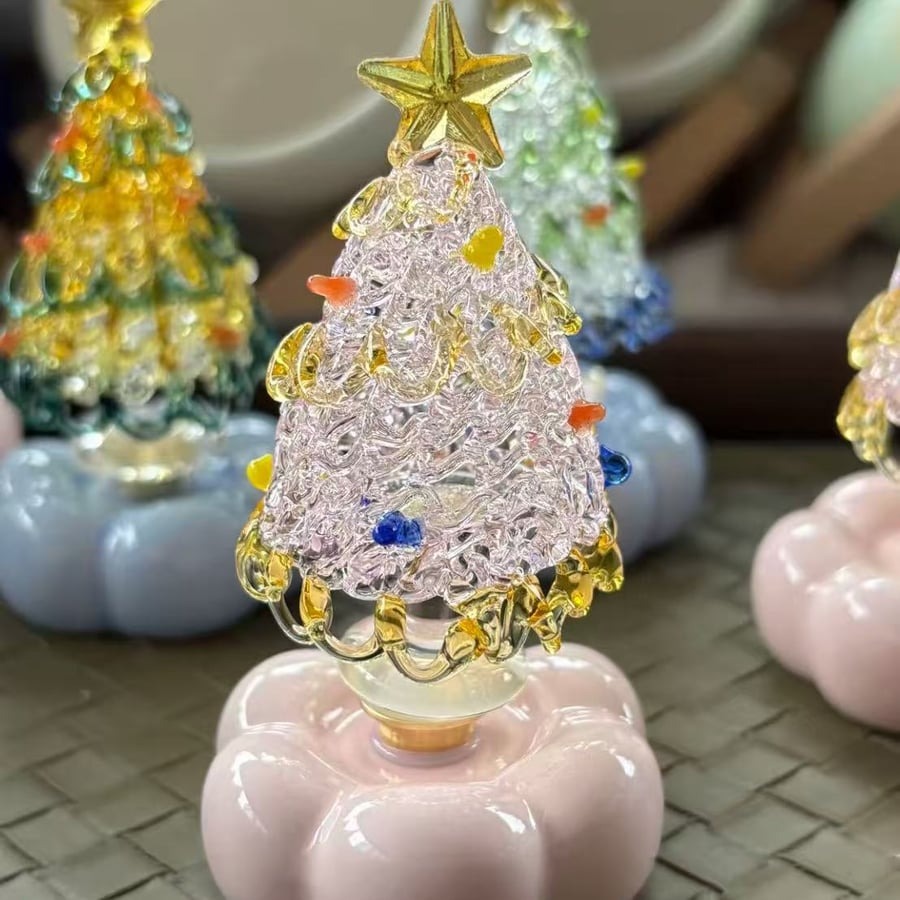 Crystal Glass Christmas Tree