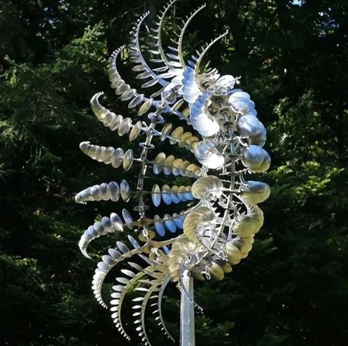🎁Very popular garden decoration gifts - GARDEN MAGIC METAL KINETIC WINDMILL❤️