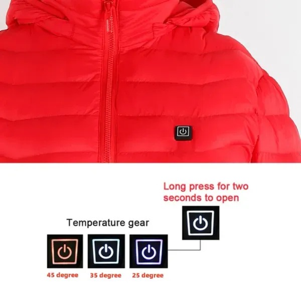 Heated Puffer Jacket - Unisex