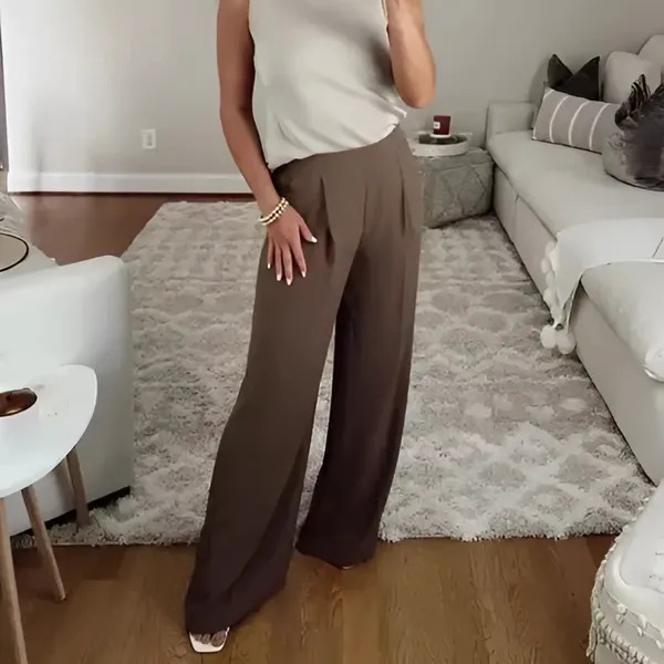 🔥 HOT SALE 50% OFF ✨ Crepe Pleated Women Trousers