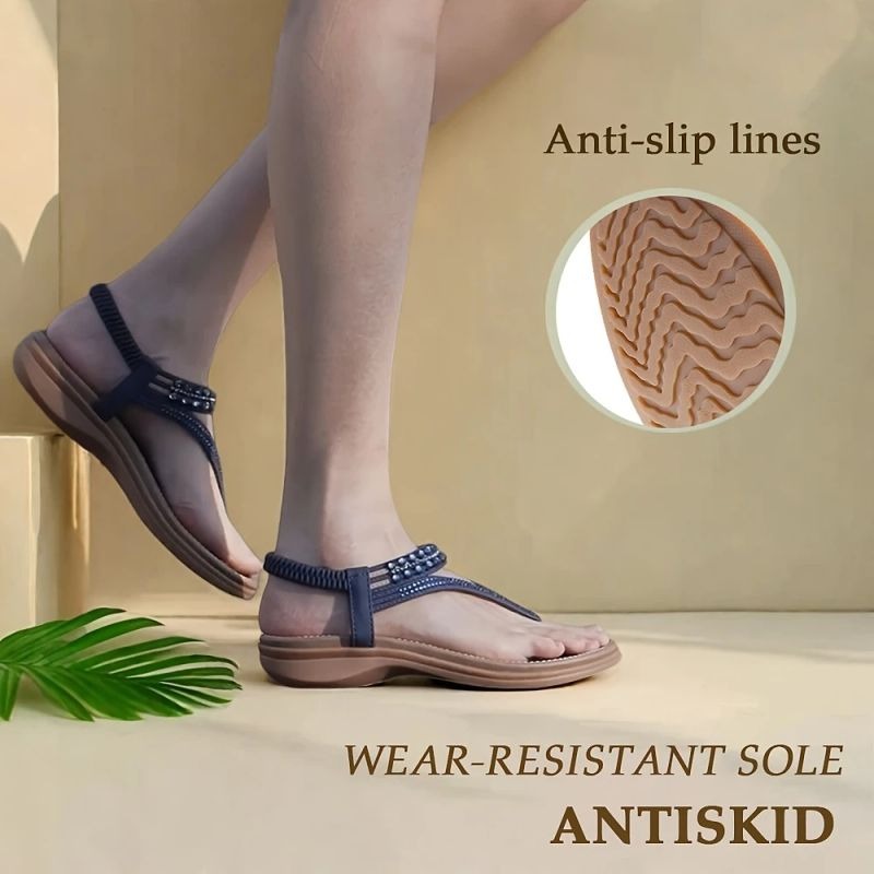 💥One Day Only! 60% OFF Glamorous T-Strap Sandals for Women💥