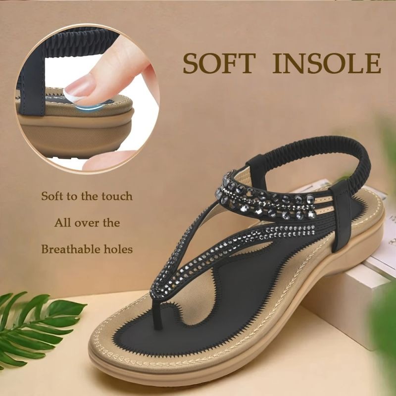 💥One Day Only! 60% OFF Glamorous T-Strap Sandals for Women💥