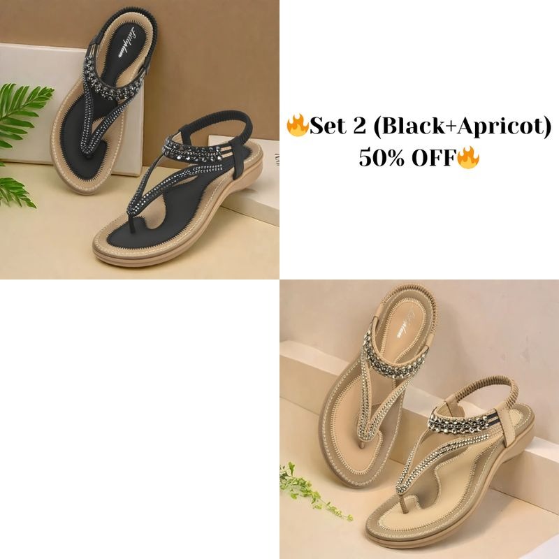 💥One Day Only! 60% OFF Glamorous T-Strap Sandals for Women💥