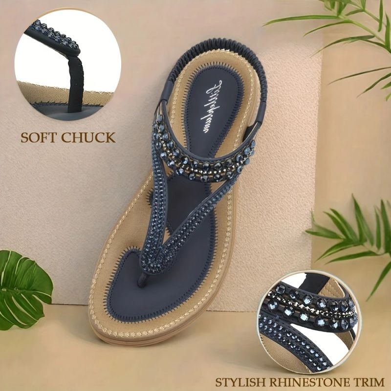 💥One Day Only! 60% OFF Glamorous T-Strap Sandals for Women💥