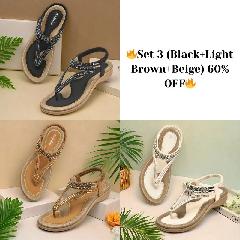 💥One Day Only! 60% OFF Glamorous T-Strap Sandals for Women💥