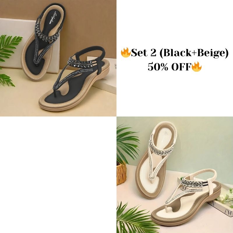 💥One Day Only! 60% OFF Glamorous T-Strap Sandals for Women💥