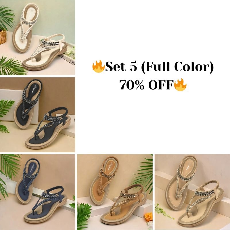 💥One Day Only! 60% OFF Glamorous T-Strap Sandals for Women💥