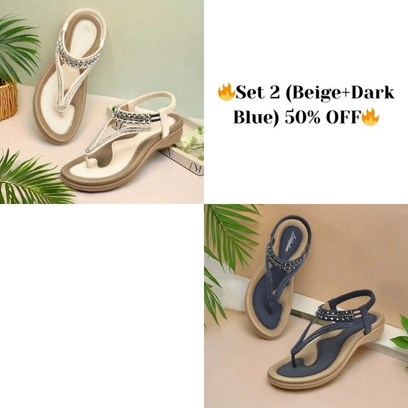 💥One Day Only! 60% OFF Glamorous T-Strap Sandals for Women💥