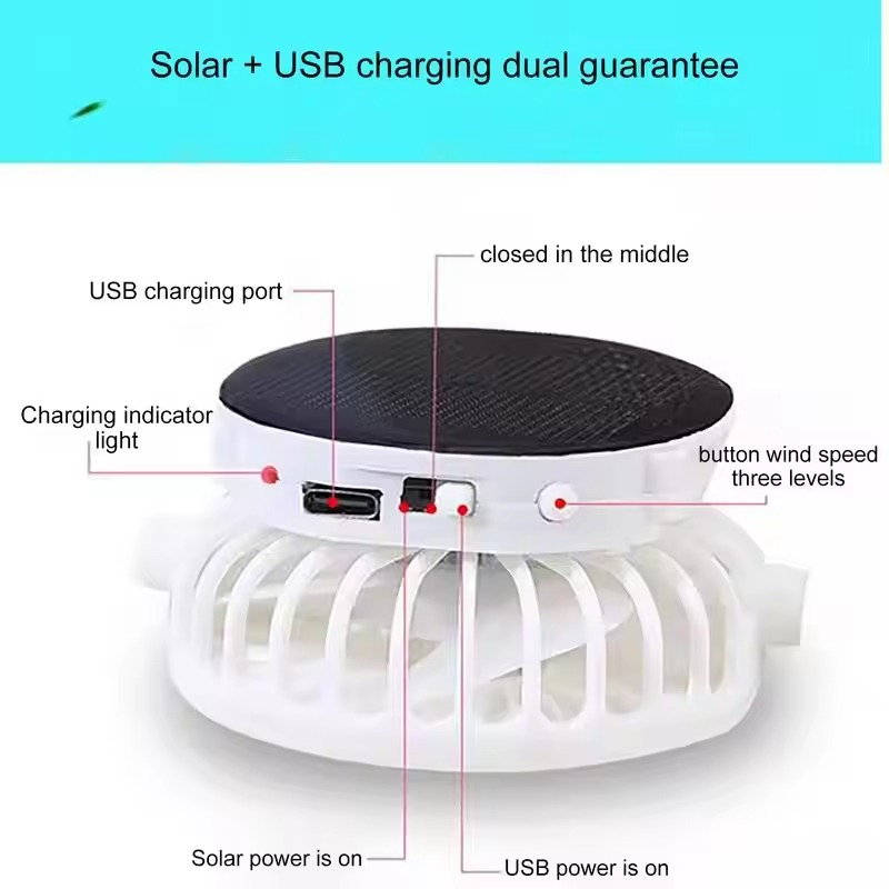 ⚡️FLASH SALE 70% OFF🎁Breathable Sunhat with Solar Fan