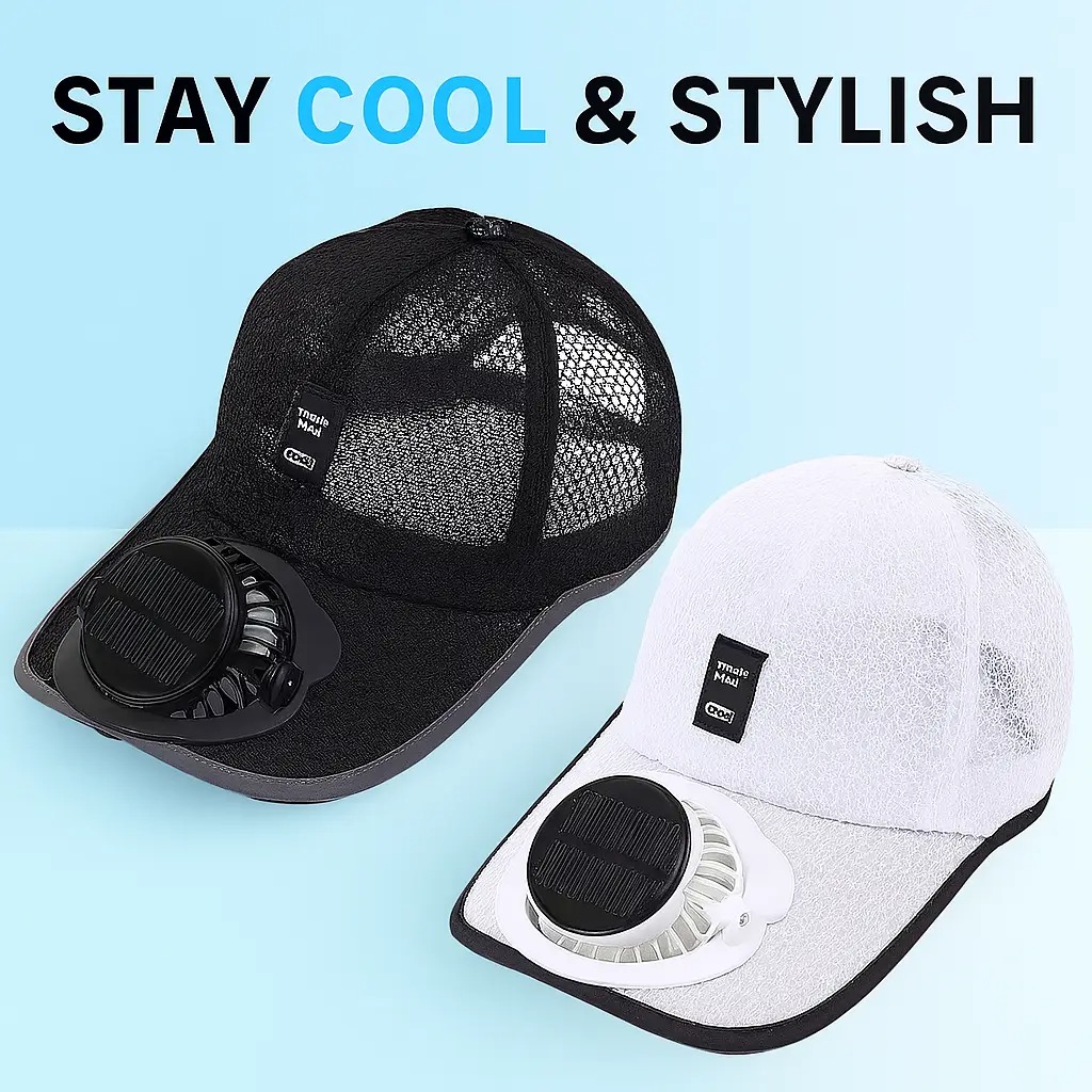 ⚡️FLASH SALE 70% OFF🎁Breathable Sunhat with Solar Fan