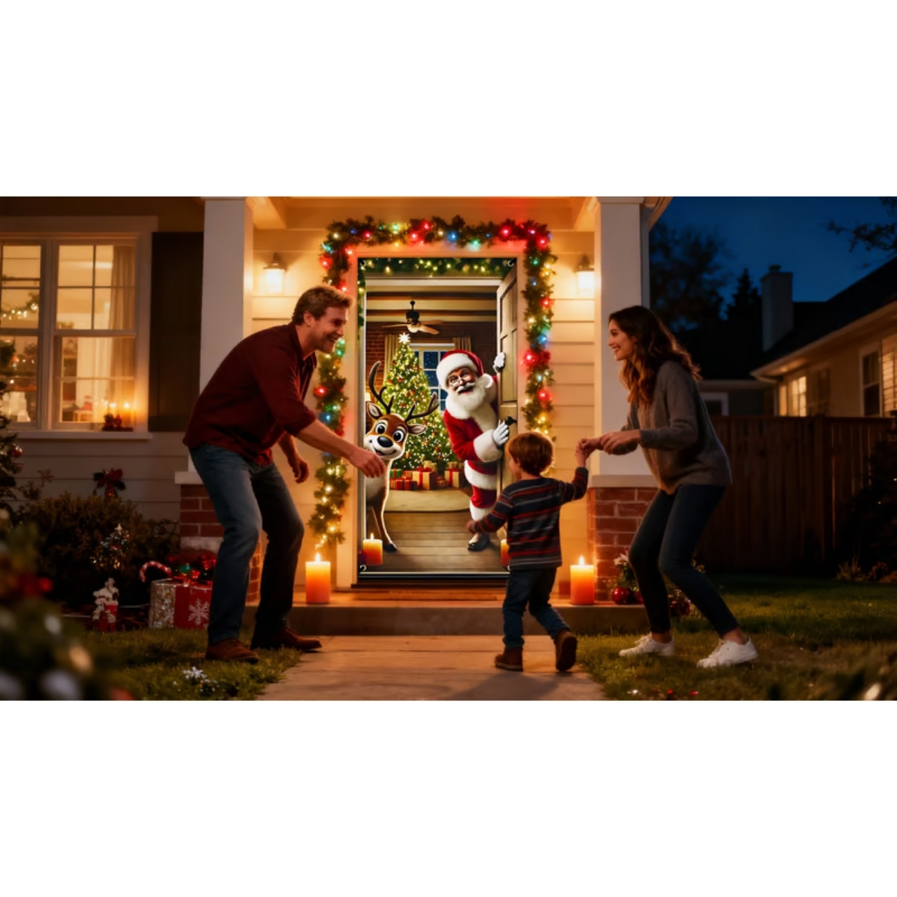 🔥Christmas Early Discount 49% Off🎅Santa Claus Door Frame Banner