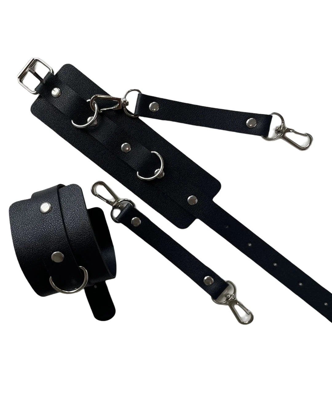Sexy Handcuffs - Woman Leather Sexy Harness Belts