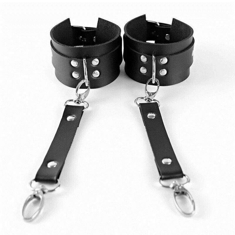 Sexy Handcuffs - Woman Leather Sexy Harness Belts