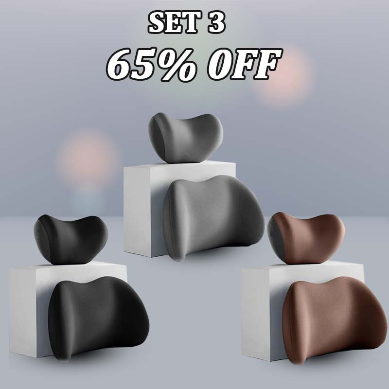 💥Hot Sale 49% OFF - Car Headrest & Lumbar Support Cushionimage🎁