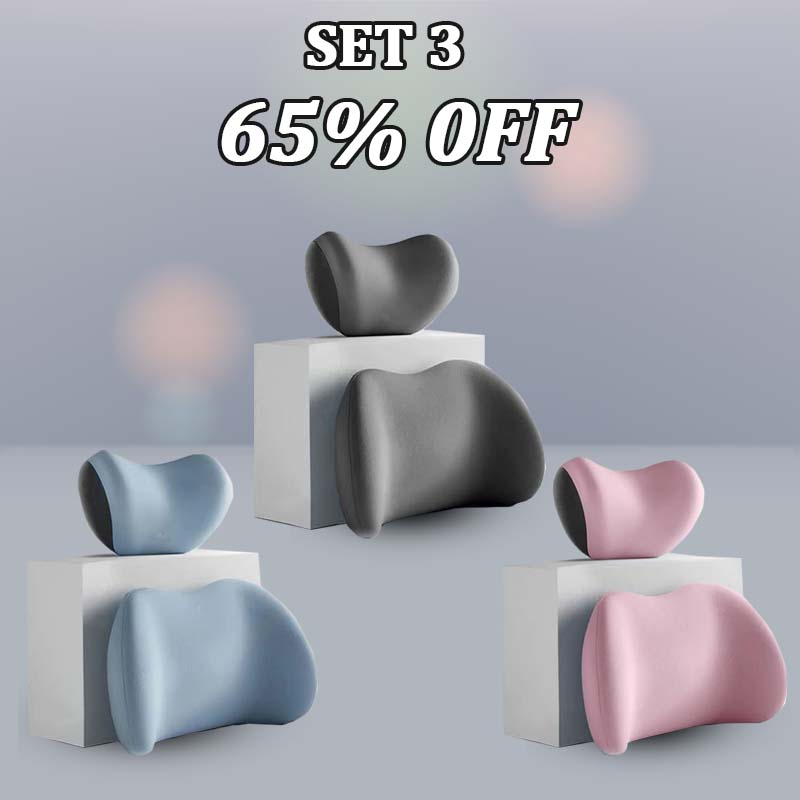 💥Hot Sale 49% OFF - Car Headrest & Lumbar Support Cushionimage🎁