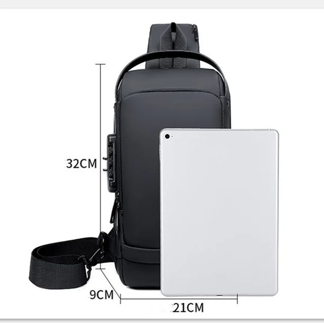 🎒New Carbon Fiber Streamline Anti-Theft Sling Bag👝