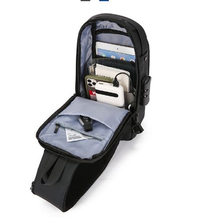 🎒New Carbon Fiber Streamline Anti-Theft Sling Bag👝