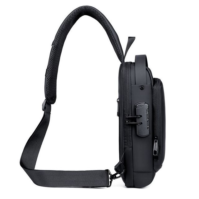 🎒New Carbon Fiber Streamline Anti-Theft Sling Bag👝