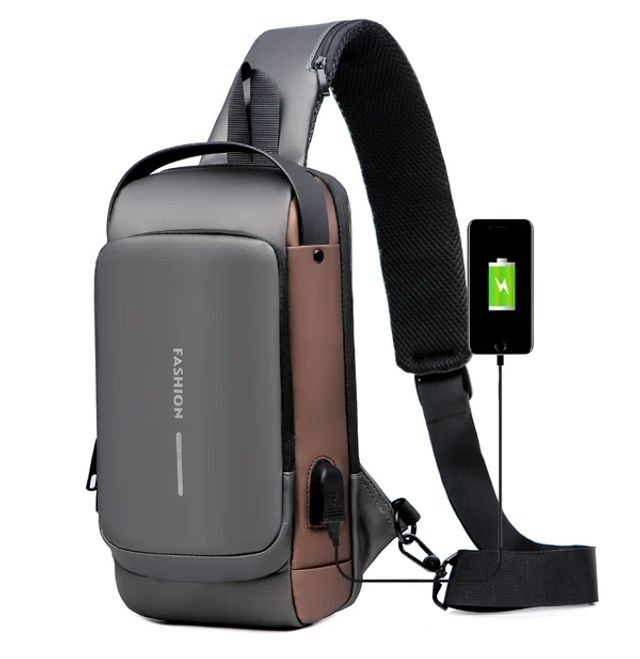 🎒New Carbon Fiber Streamline Anti-Theft Sling Bag👝