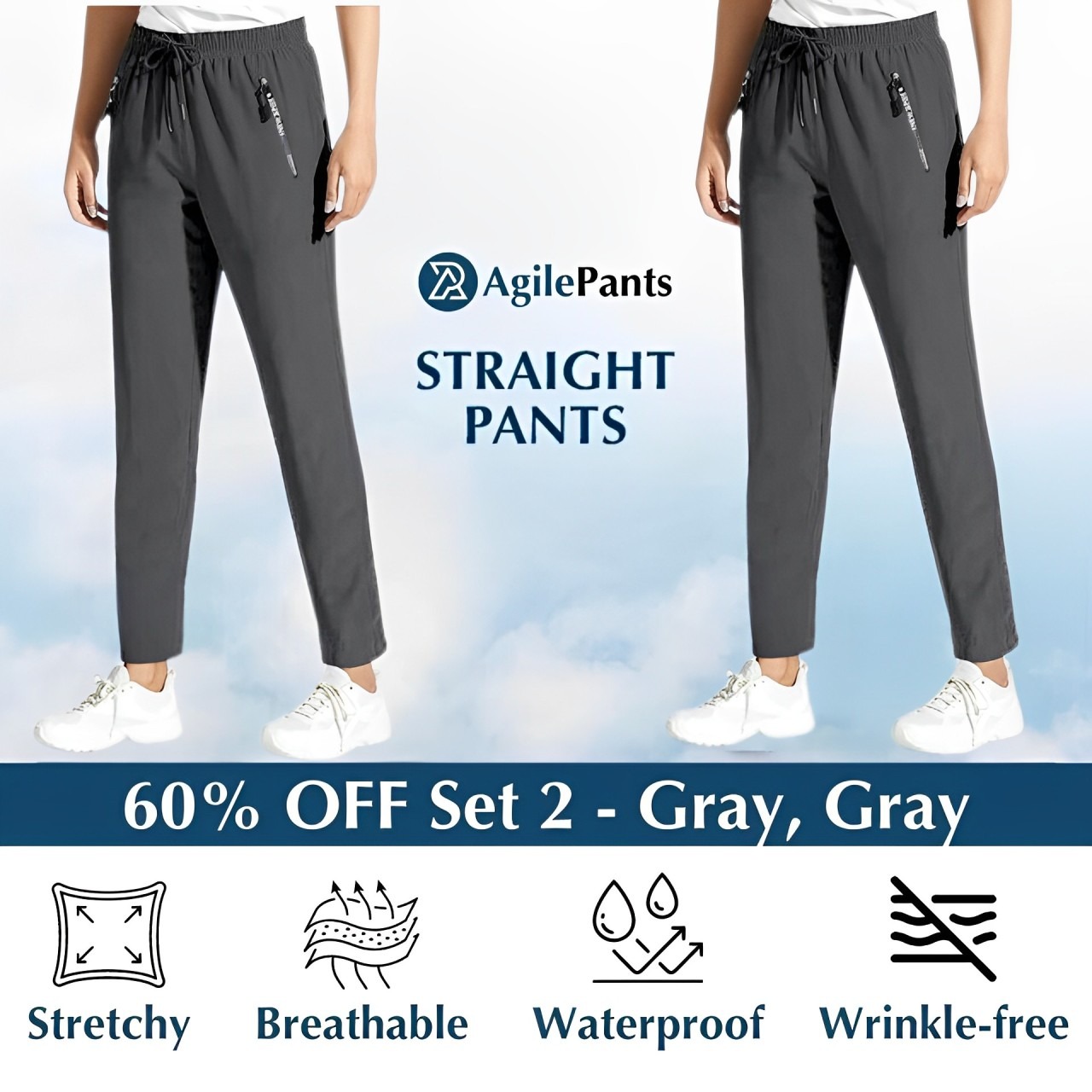 StretchActive - Women's Ultra Stretch Breathable Casual Pants