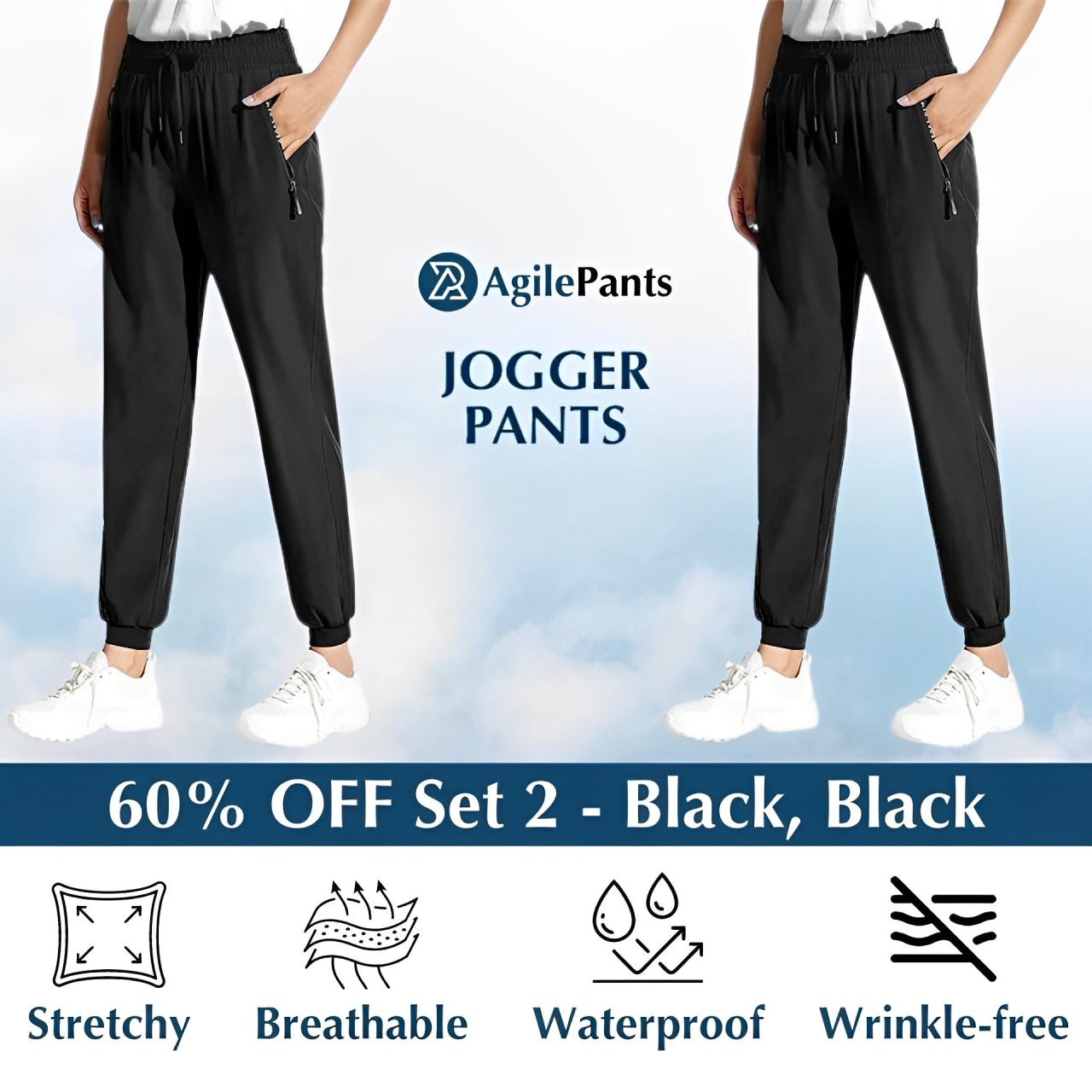 StretchActive - Women's Ultra Stretch Breathable Casual Pants