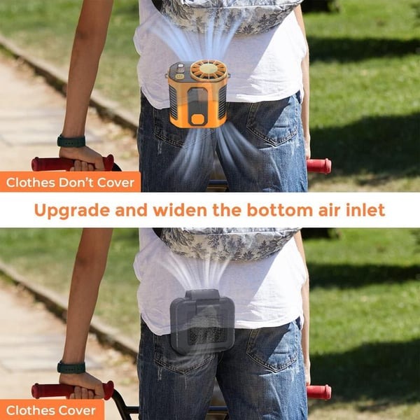 🔥LAST DAY SALE 49% OFF🔥Personal Waist Portable Rechargeable Fan