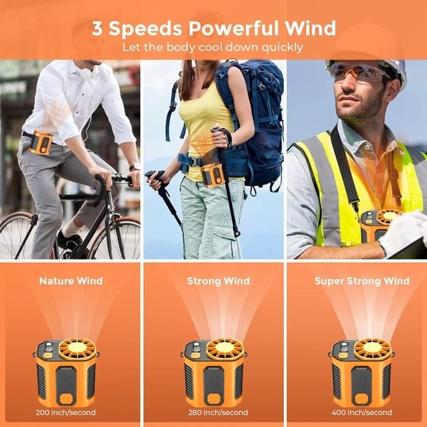 🔥LAST DAY SALE 49% OFF🔥Personal Waist Portable Rechargeable Fan