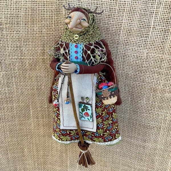 🎁 Mother’s Day Sale 40% OFF - 🔥 Handmade Kitchen Witch Doll
