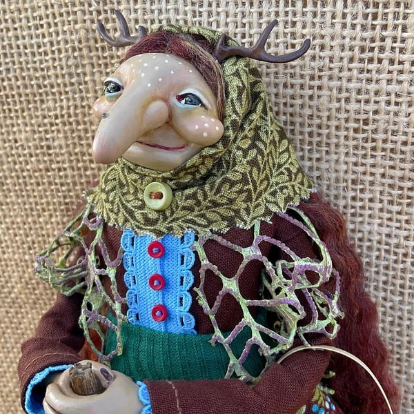 🎁 Mother’s Day Sale 40% OFF - 🔥 Handmade Kitchen Witch Doll