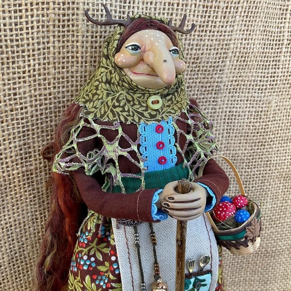 🎁 Mother’s Day Sale 40% OFF - 🔥 Handmade Kitchen Witch Doll