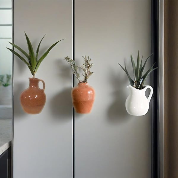 🎁Mother's Day Sale 49% OFF🌸- Mini Ceramics Vase Fridge Magnet