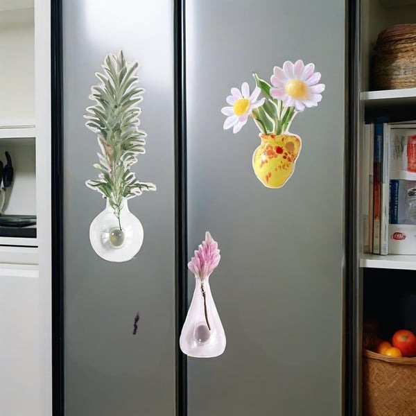 🎁Mother's Day Sale 49% OFF🌸- Mini Ceramics Vase Fridge Magnet