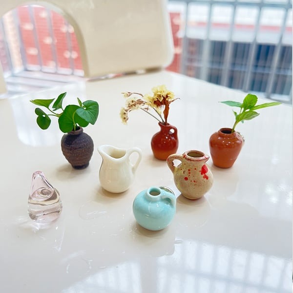 🎁Mother's Day Sale 49% OFF🌸- Mini Ceramics Vase Fridge Magnet