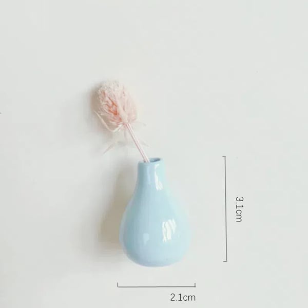 🎁Mother's Day Sale 49% OFF🌸- Mini Ceramics Vase Fridge Magnet