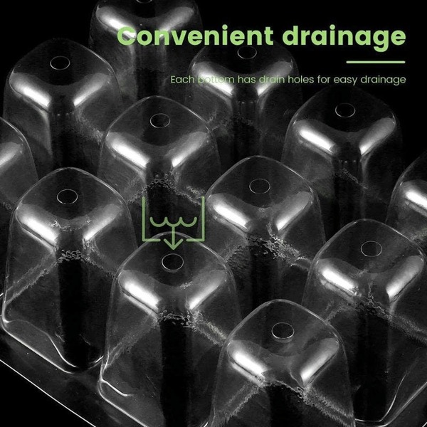 Adjustable Humidity Seed Starter Trays