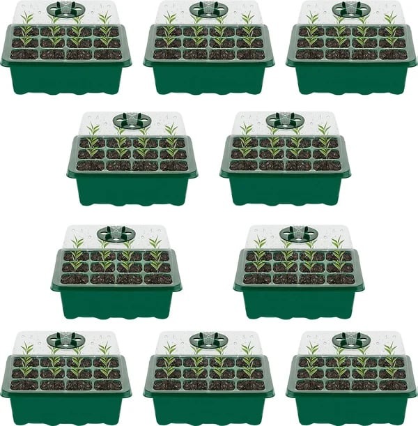 Adjustable Humidity Seed Starter Trays
