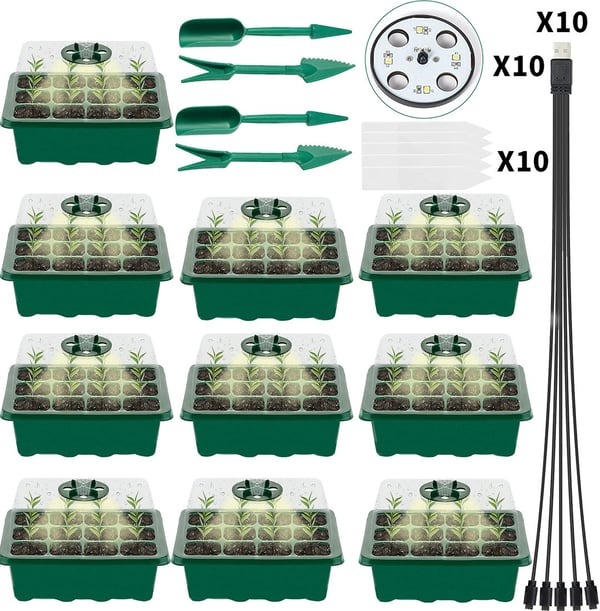 Adjustable Humidity Seed Starter Trays
