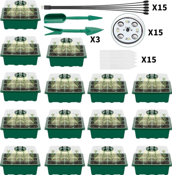 Adjustable Humidity Seed Starter Trays