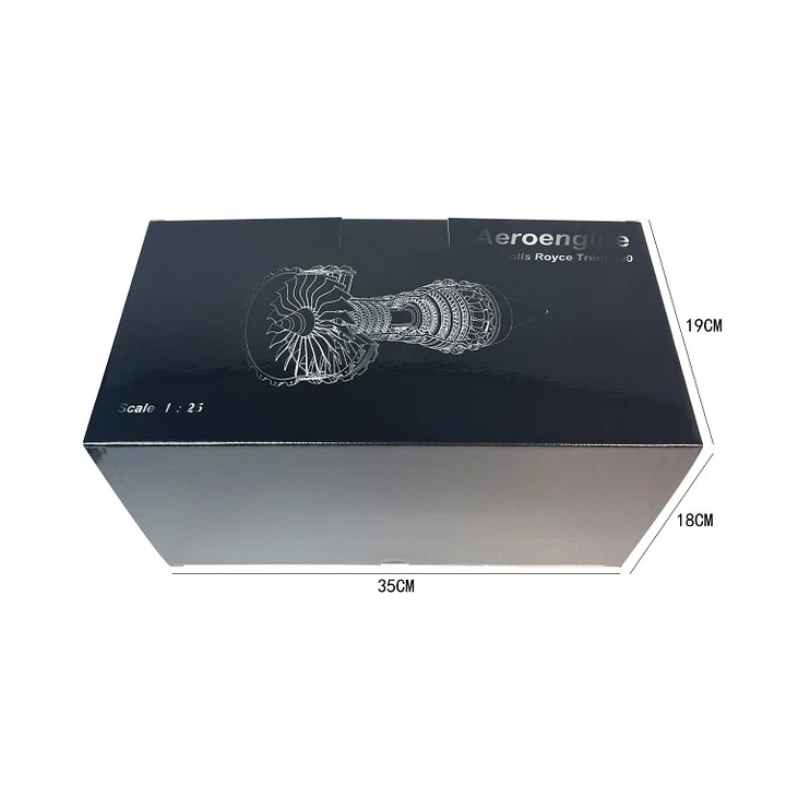 🔥🔥1/25 Simulation Aircraft Turbojet Engine Rotatable Model