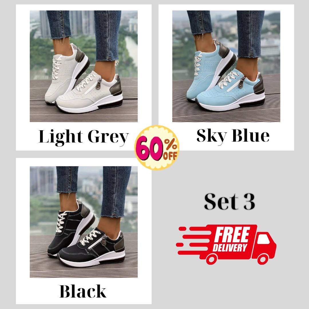 🔥Best Seller-Last Day Sale 60% OFF🔥Plus Size Women's Versatile Low Top Fashion Sneakers